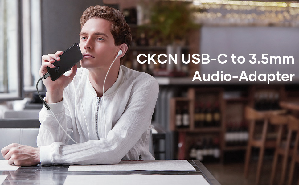 Adaptateur de Prise de Casque USB C à 3,5mm 6