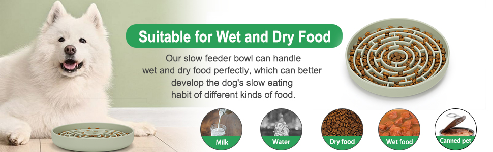 slow feeder dog bowl