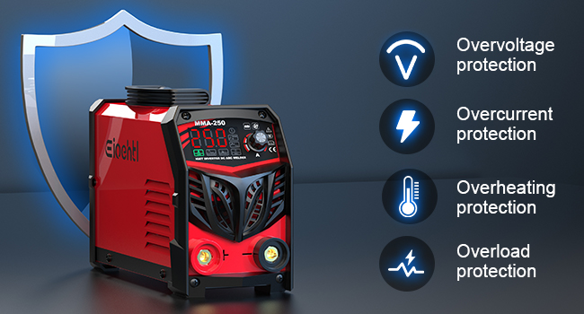 Built-in Multi-Safety Protection – Overvoltage, Overcurrent, Overheating &amp; Overload