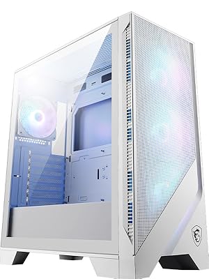 Amazon | MSI MAG FORGE 320R AIRFLOW WHITE PCケース ATX ミドル