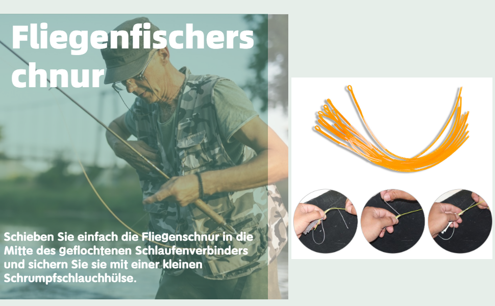 fliegenschnur fliegenschnur schwimmend Fliegenschnur für Fliegenfischen Fliegenschnur Schleife