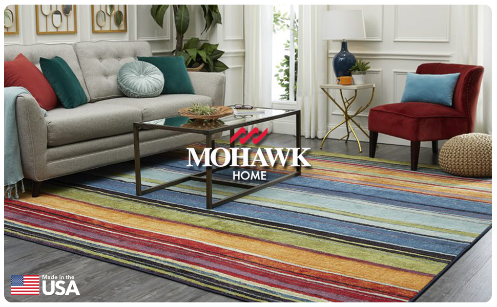 Mohawk Home Rainbow Area Rugs, 2 ft x 5 ft, Multi