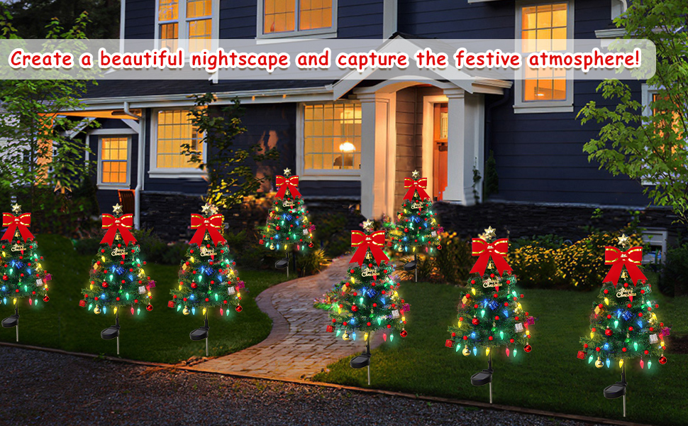 Solar Christmas Tree Lights