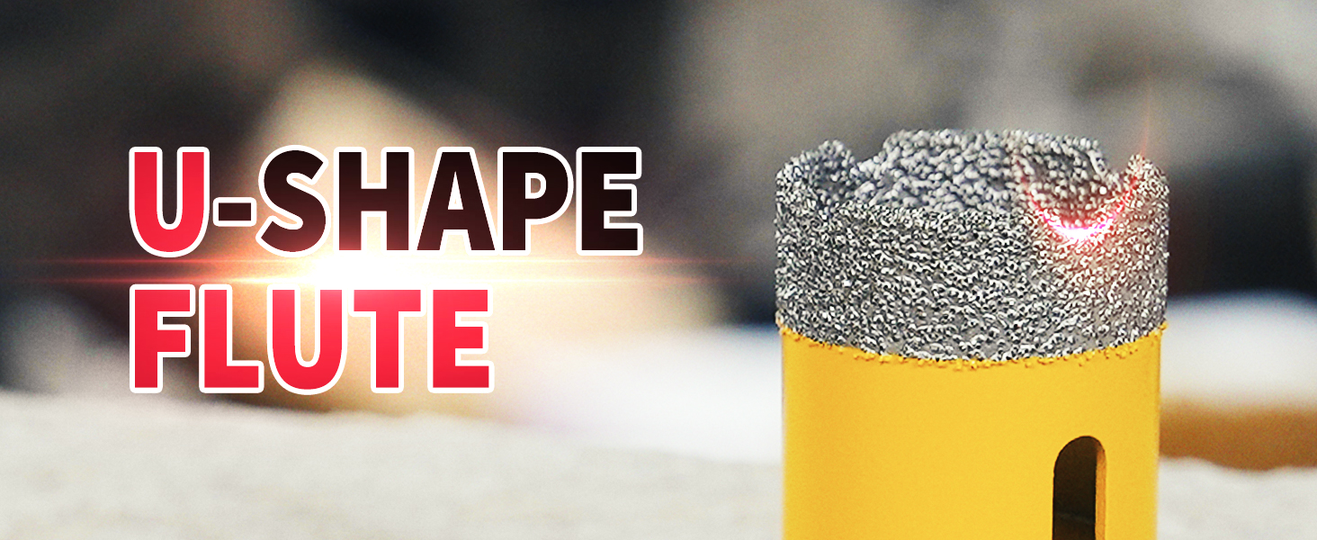 Diamond Core Drill Bits 5/16 Inch (8mm) Tile Hole Saws Vacuum Brazed