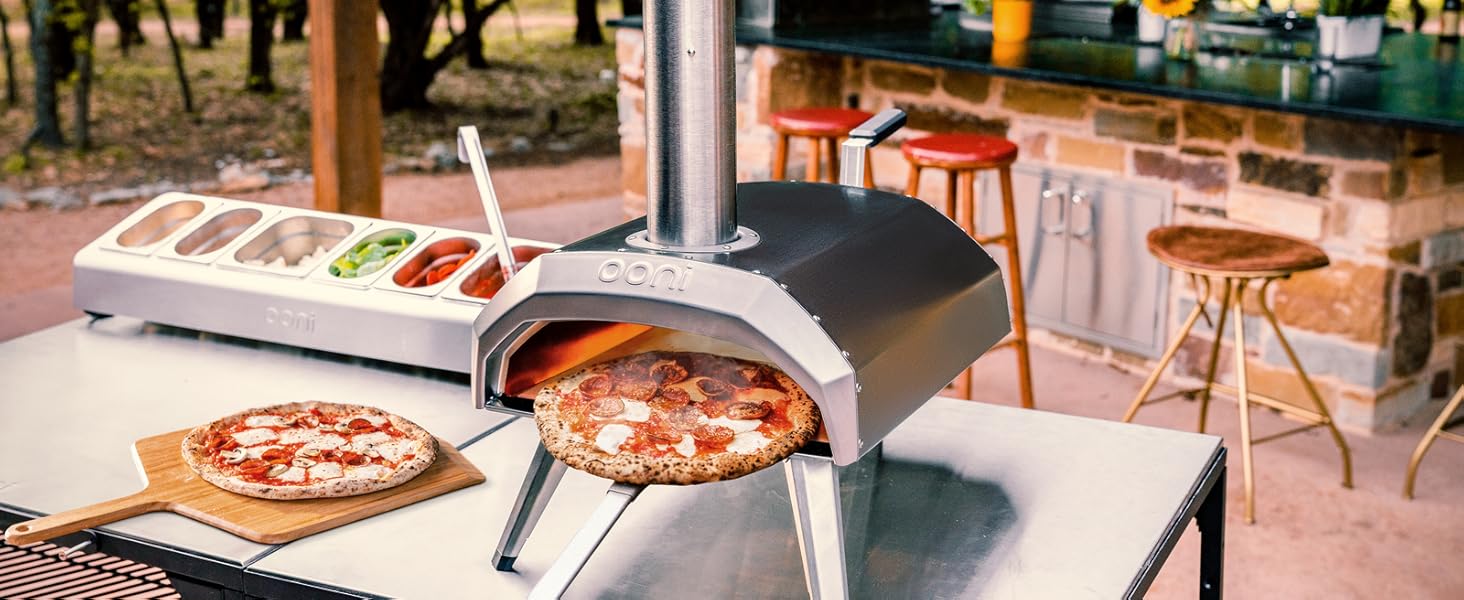 Ooni Karu 12 MultiFuel Outdoor Pizza Oven Portable Wood Fired and