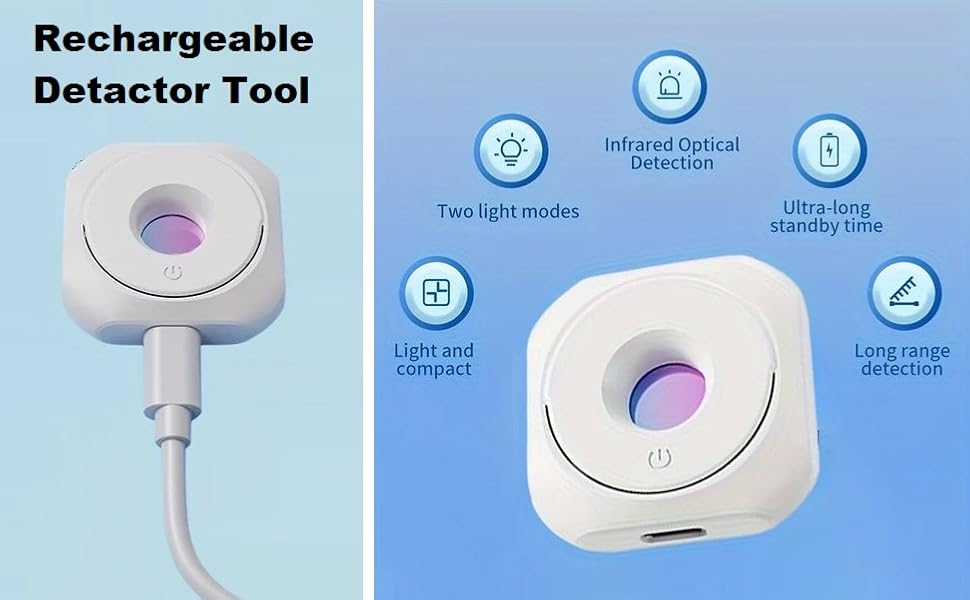 Camera Detector White Cameras Detector Device Suitable