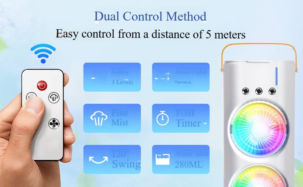 Mini Air Cooler Fan Mini Air Cooler Portable Mini Air Cooler Humidifier 
