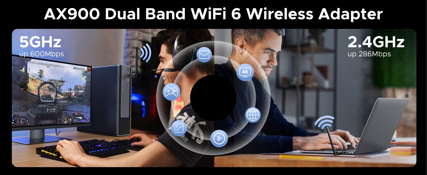 5 2.4 ghz 900 mbps 4k streaming tv laptop pc computer supported fast portable compact tp link wifi