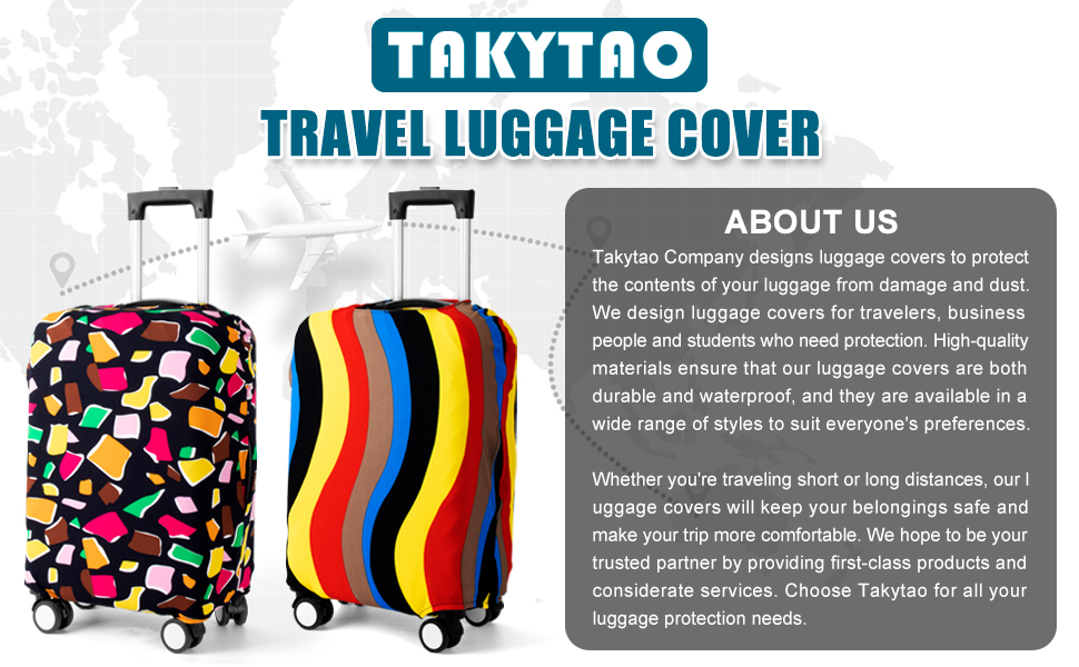 Takytao Luggage Suitcase Cover, Luggage Protector Suitcase