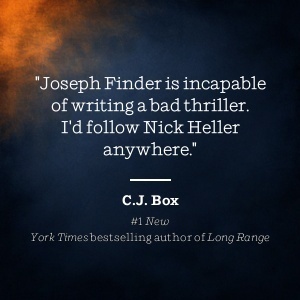 CJ Box fait l'éloge des romans passionnants de Nick Heller de Joseph Finder