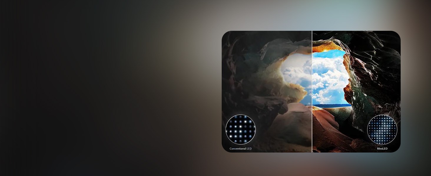 LG Precision Dimming controls MiniLED with many dimming zones