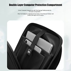 Double-later computer protection compartment