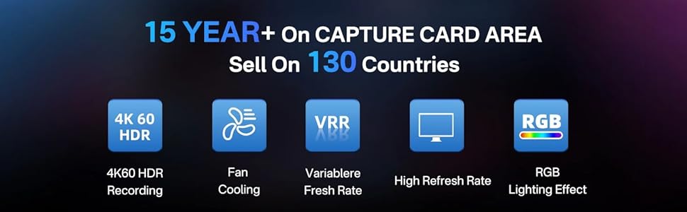 Built-in Silent Fan, Stable Live Broadcast for 96 Hours