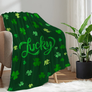 st patricks day throw blanket