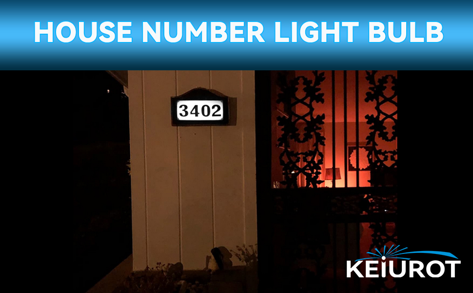Keiurot House Number Light Bulb Address Bulb 193 Bulb