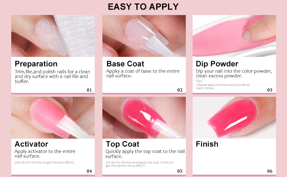 nail dip powder kit starter set