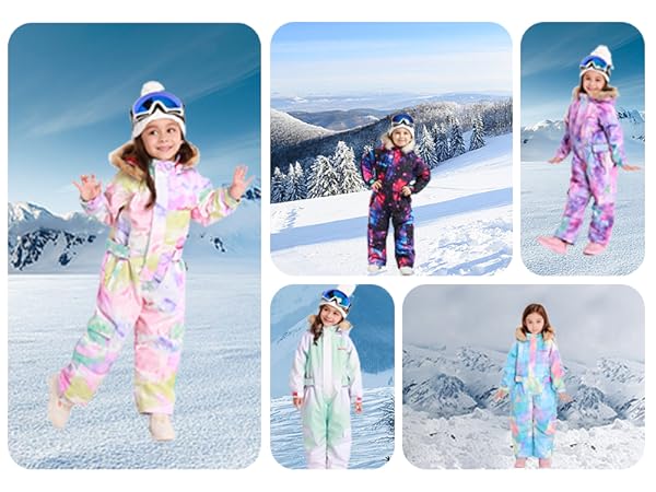 Amazon.com: BGX Bluemagic Kids One Piece Snowsuits Overalls