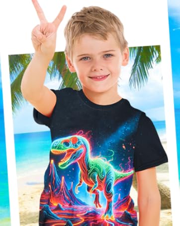 neon shirts for boys,neon party outfits,kids shirts,glow in the dark shirt,birthday shirt boy