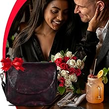 Bags with a bow flower