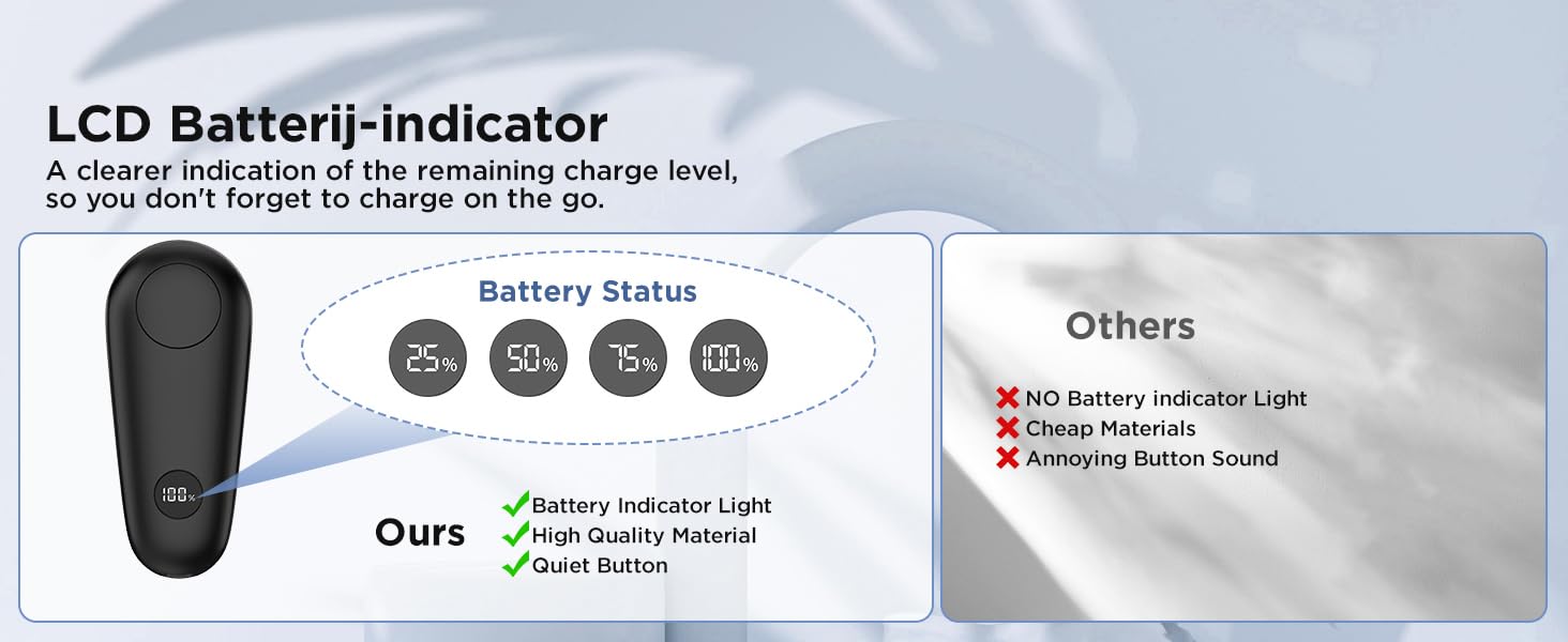 LCD Batterij-indicator