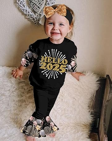 New Year Baby Girl Outfit