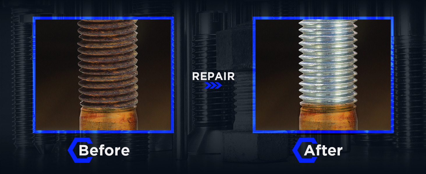 AUTOOL 8pcs Axle Spindle Threading Tool Set, Axle Thread