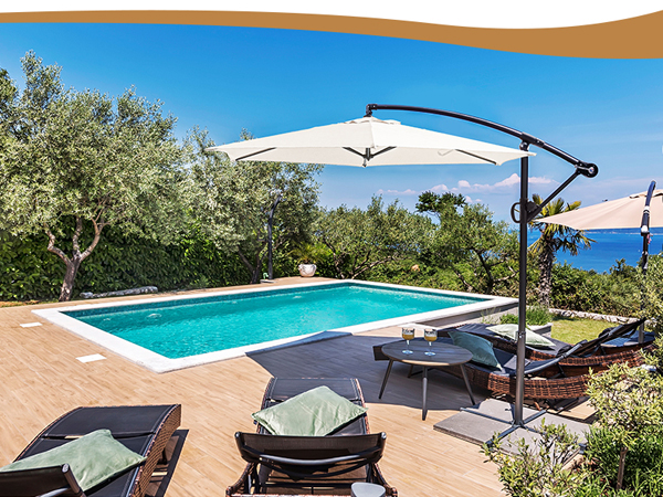 Amazon | LOVE STORY ガーデンパラソル 210cm/230cm/270cm/300cm 大型