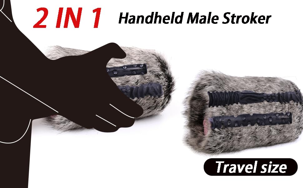 2 IN 1 Handheld masturbator