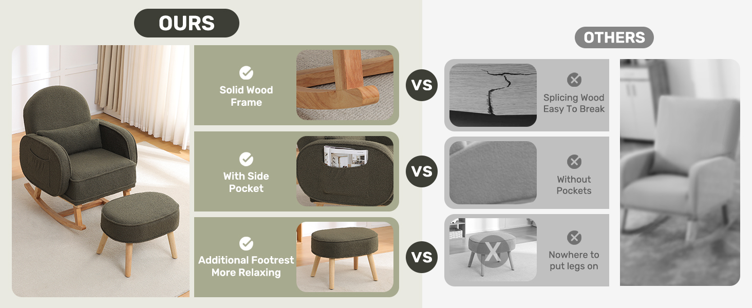 nursery glider & ottoman sets
