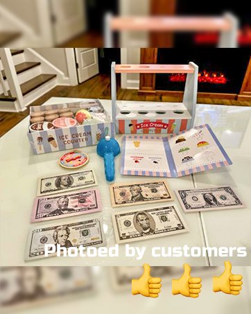 icecream counter ice cream wooden toy house ice cream toy wooden ice cream toy shop ice cream toy 