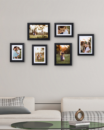 black photo frame picture frames