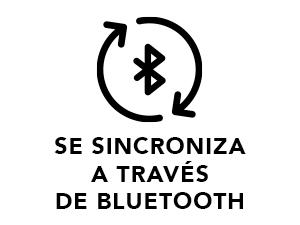 Se sincroniza a través de bluetooth