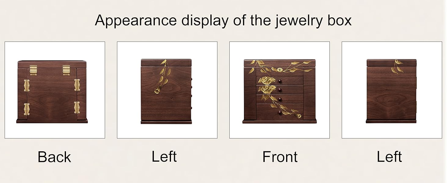 Multi-Compartment Jewelry Box
