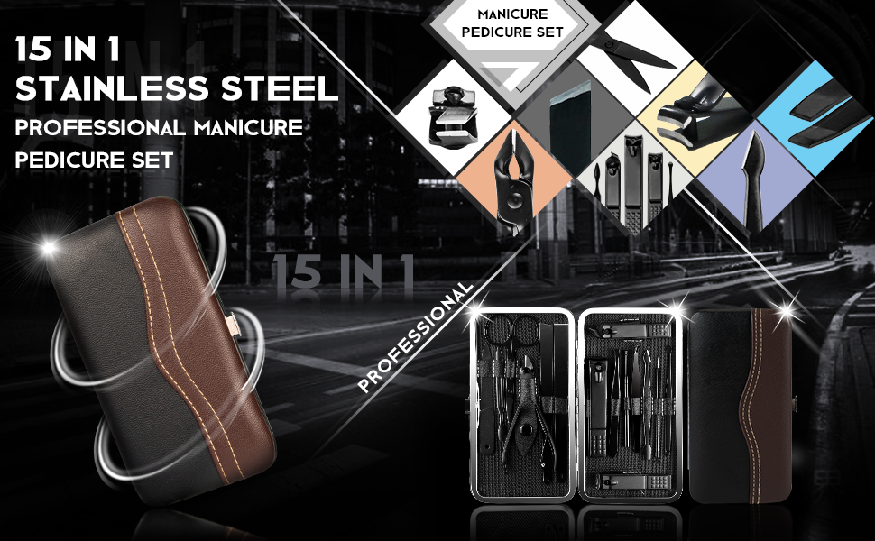 Professional Manicure Pedicure Set