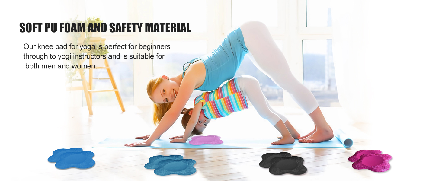 Meegoo Yoga Knee Pad, ExtraThick Soft Yoga Mat, Kneeling Support Yoga