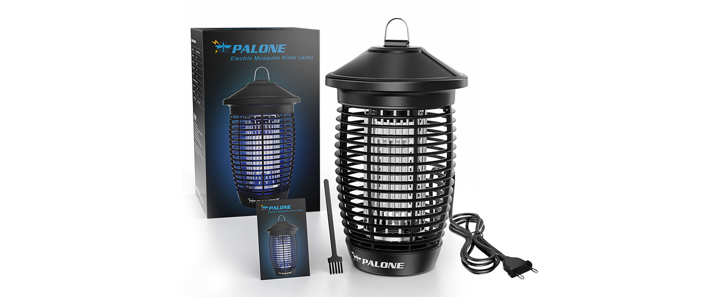 PALONE Bug Zapper Lamp 4500V 20W Light Electric Shock Pest, Electronic