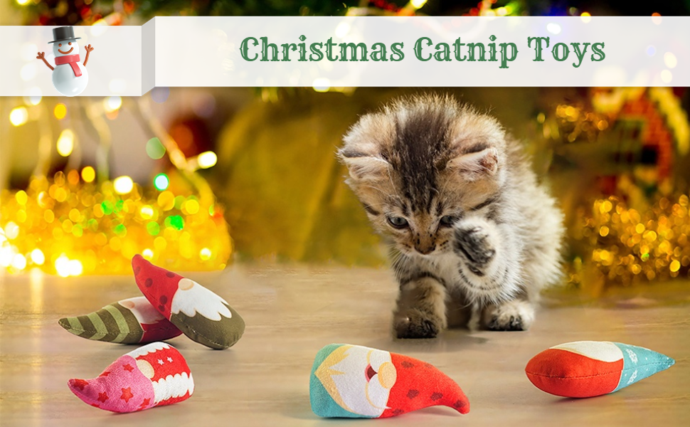 Christmas Catnip Toys