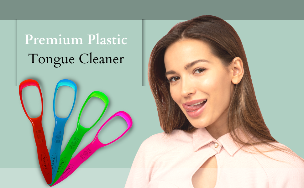 nurpi soft plastic tongue cleaner pack of 4 Amazon.in Health