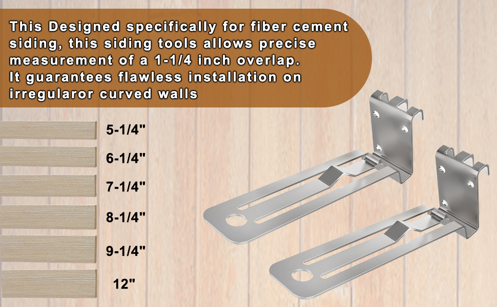2 Pack Hardie Board Hangers Siding Tools for5/16Inch Fiber Cement