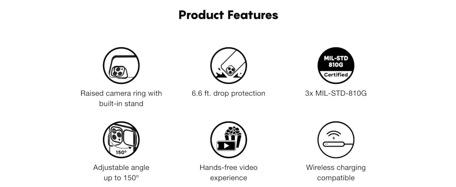 Impact Ring Stand Case Product Feature
