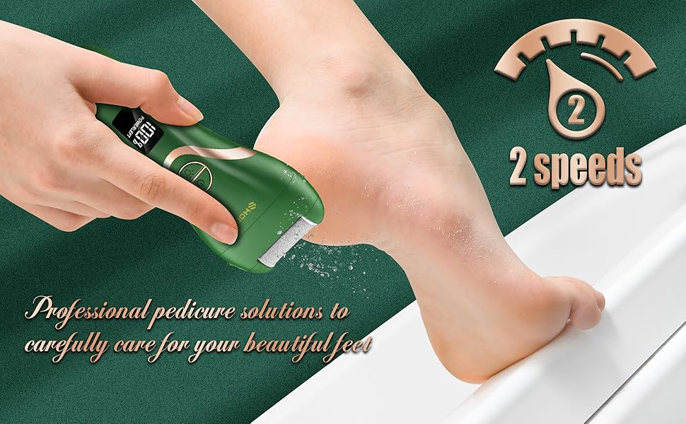 Electric Foot File Feet Hard Skin Remover, Professional Callus Remover Foot Grinder Pedicure