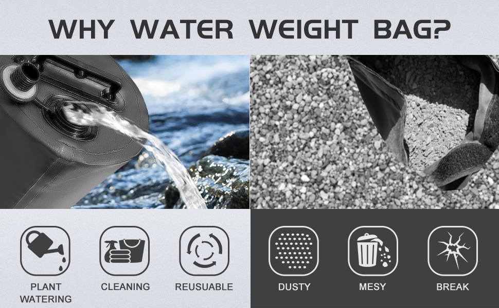 GALTEED Canopy Water Weight Bag,88 LBS Water Tent Weights