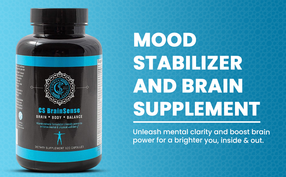 BrainSense Mood Stabilizer & Brain Supplement Enhance