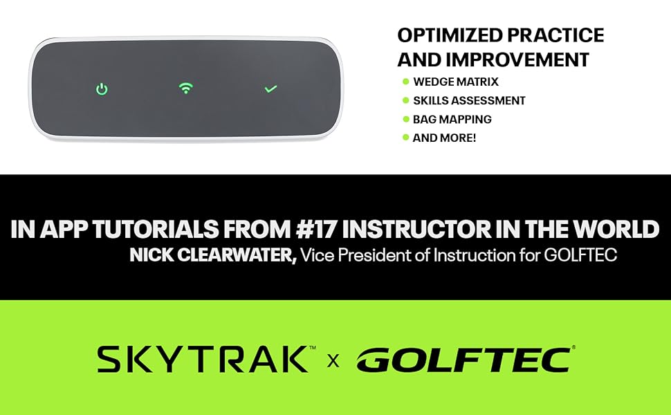 get better with SKYTRAK plus launch monitor