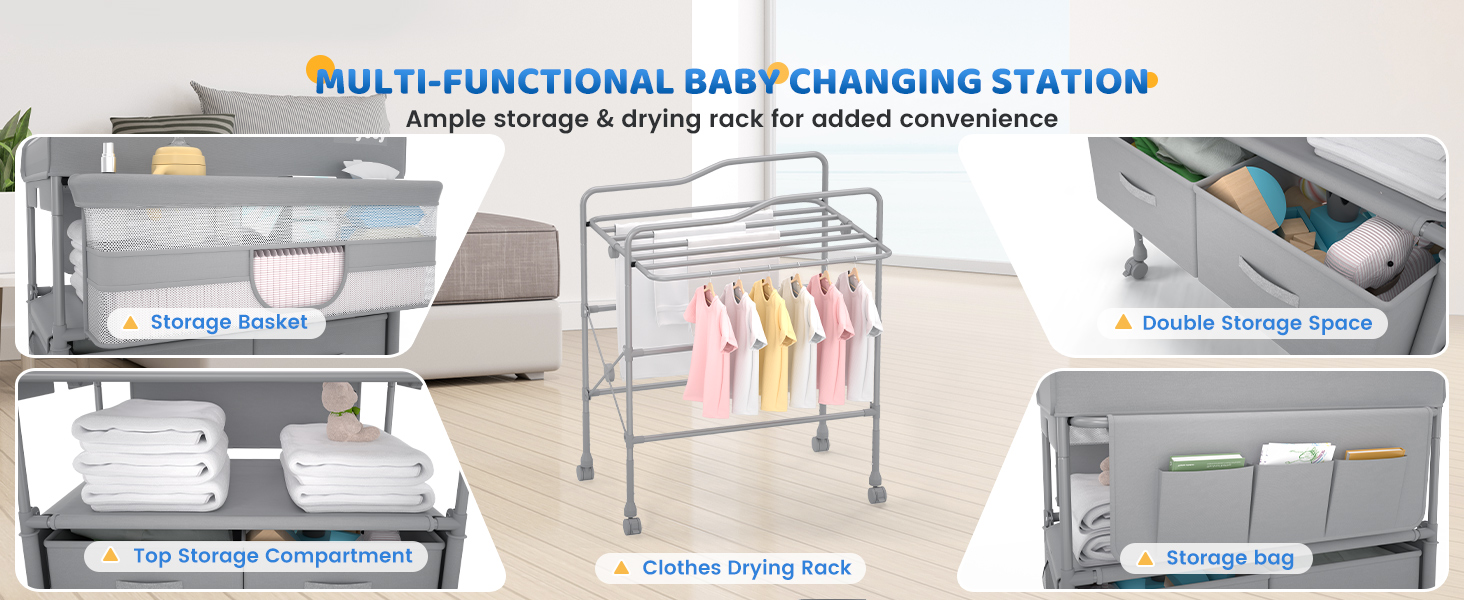 Baby Changing Table Changing Table Diaper Changing Station Baby Changing Station Portable