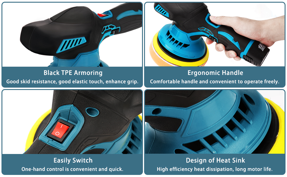 zerotop Polisher Buffer Cordless Car Furniture Polishing Machines