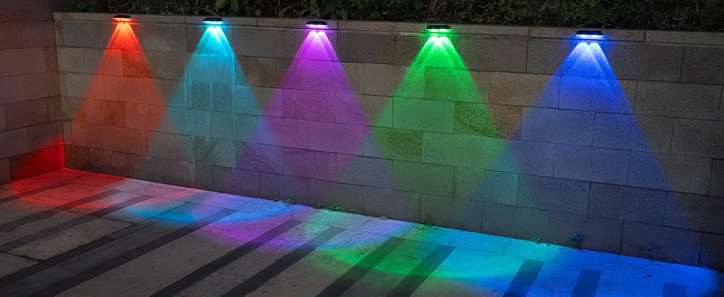 solar fence lights
