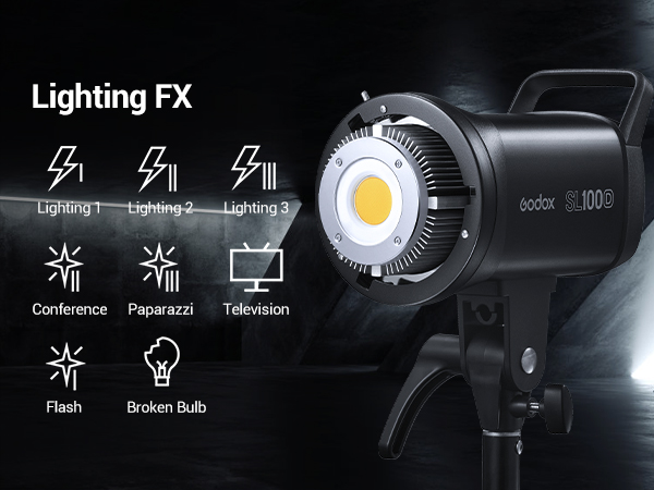 Amazon.com : Godox SL100D LED Video Light,100W TLCI≥97 CRI