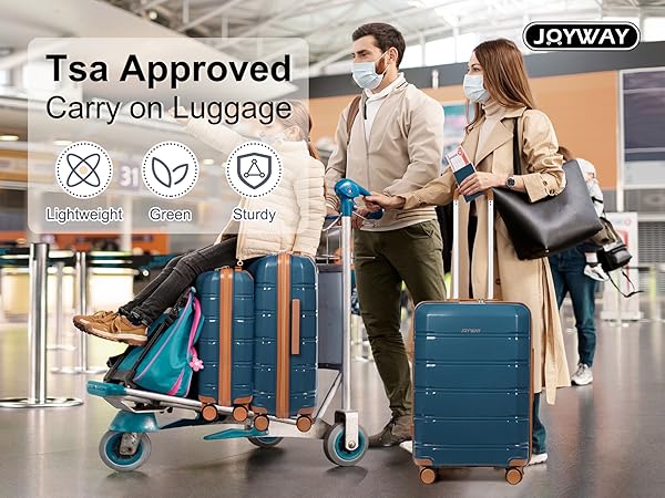 Amazon.com | Joyway 20 Inch Carry On Luggage with TSA Lock