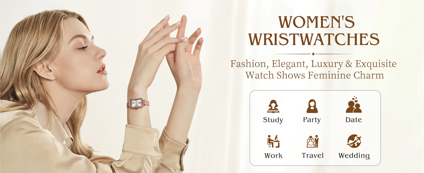 women's watches rose gold band